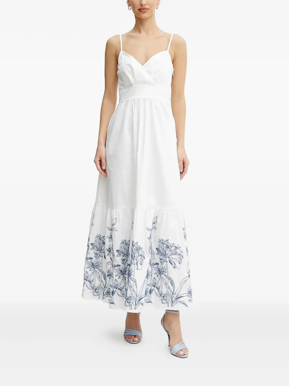 Платье макси с цветочным принтом GUESS USA, белый
Платье макси с цветочным принтом GUESS USA, белый