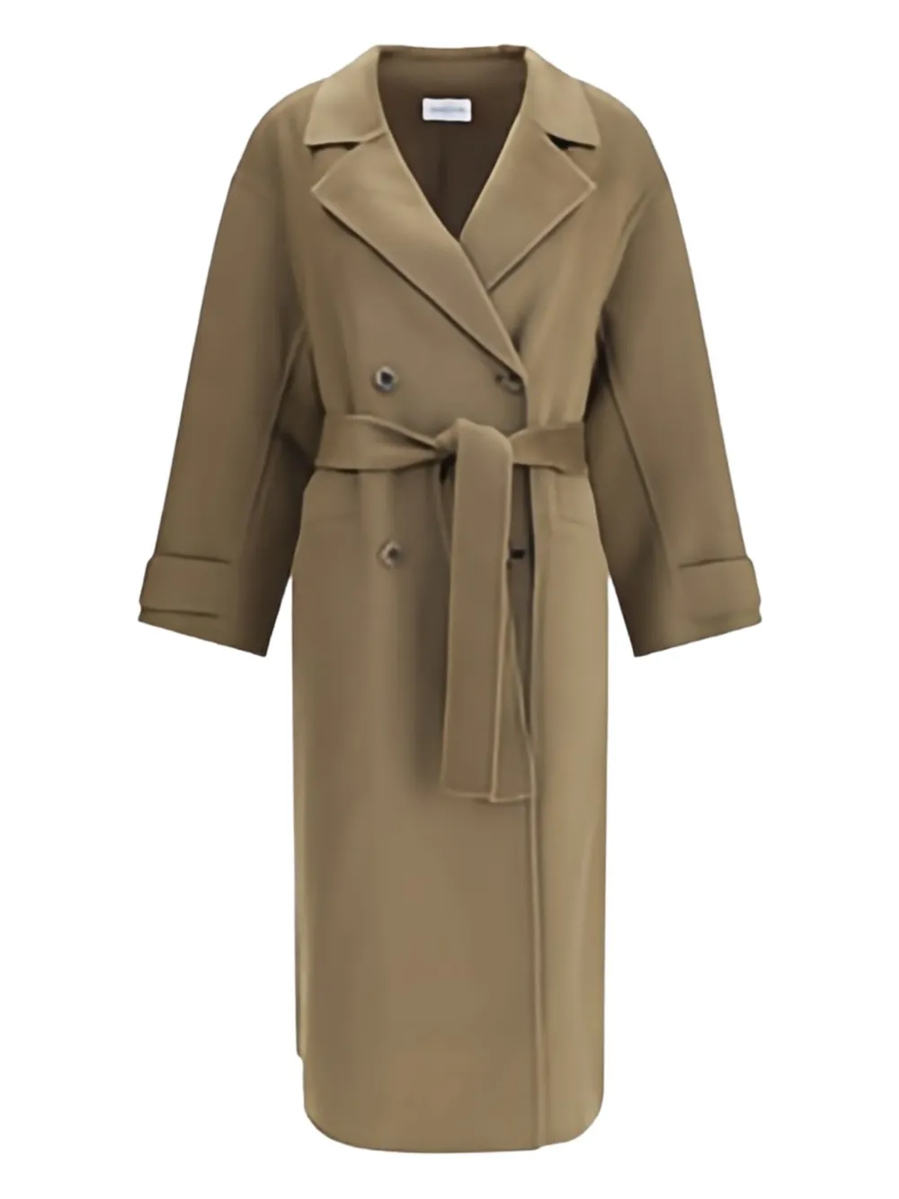 Двубортное пальто с поясом THE DYNAMIS STUDIO, коричневый 
Двубортное пальто с поясом THE DYNAMIS STUDIO, коричневый