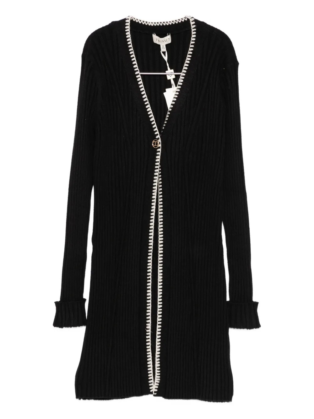 Кардиган в рубчик TWINSET Kids, черный
Кардиган в рубчик TWINSET Kids, черный