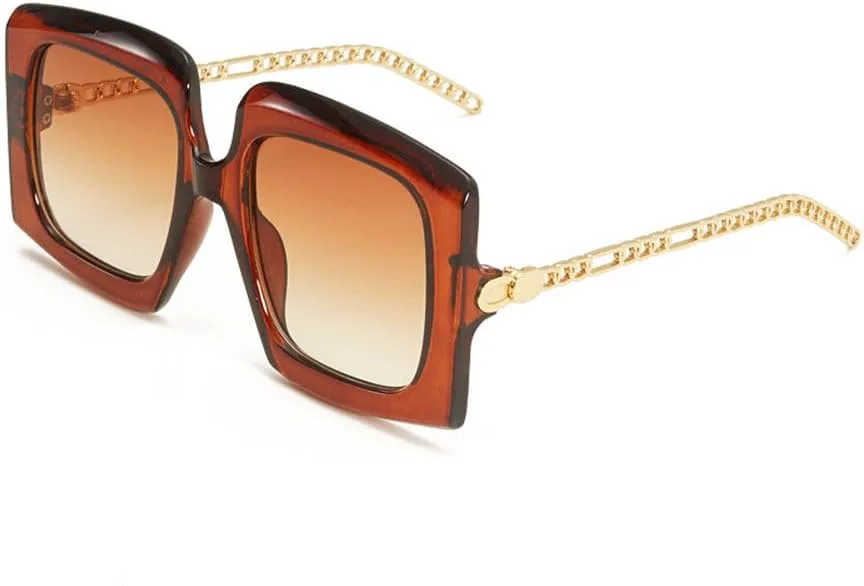 Модные солнцезащитные очки-щитки для женщин и мужчин, трендовые, с металлическими цепочками на дужках, оправой из сплава, роскошные солнцезащитные очки HVTVTLA, C4
Модные солнцезащитные очки-щитки для женщин и мужчин, трендовые, с металлическими цепочками на дужках, оправой из сплава, роскошные солнцезащитные очки HVTVTLA, C4