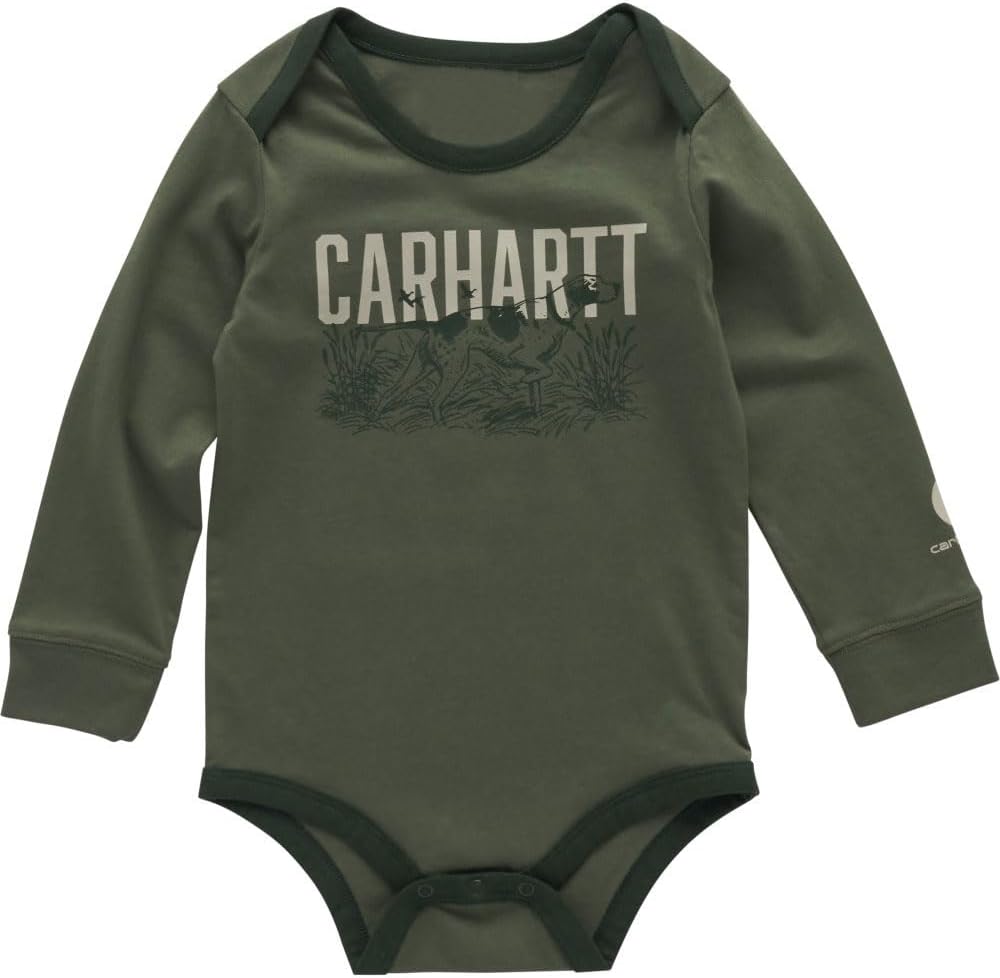 Carhartt Kid's CA6714 комбинезон для собак с длинным рукавом - для мальчиков, Bronze Green
Carhartt Kid's CA6714 комбинезон для собак с длинным рукавом - для мальчиков, Bronze Green