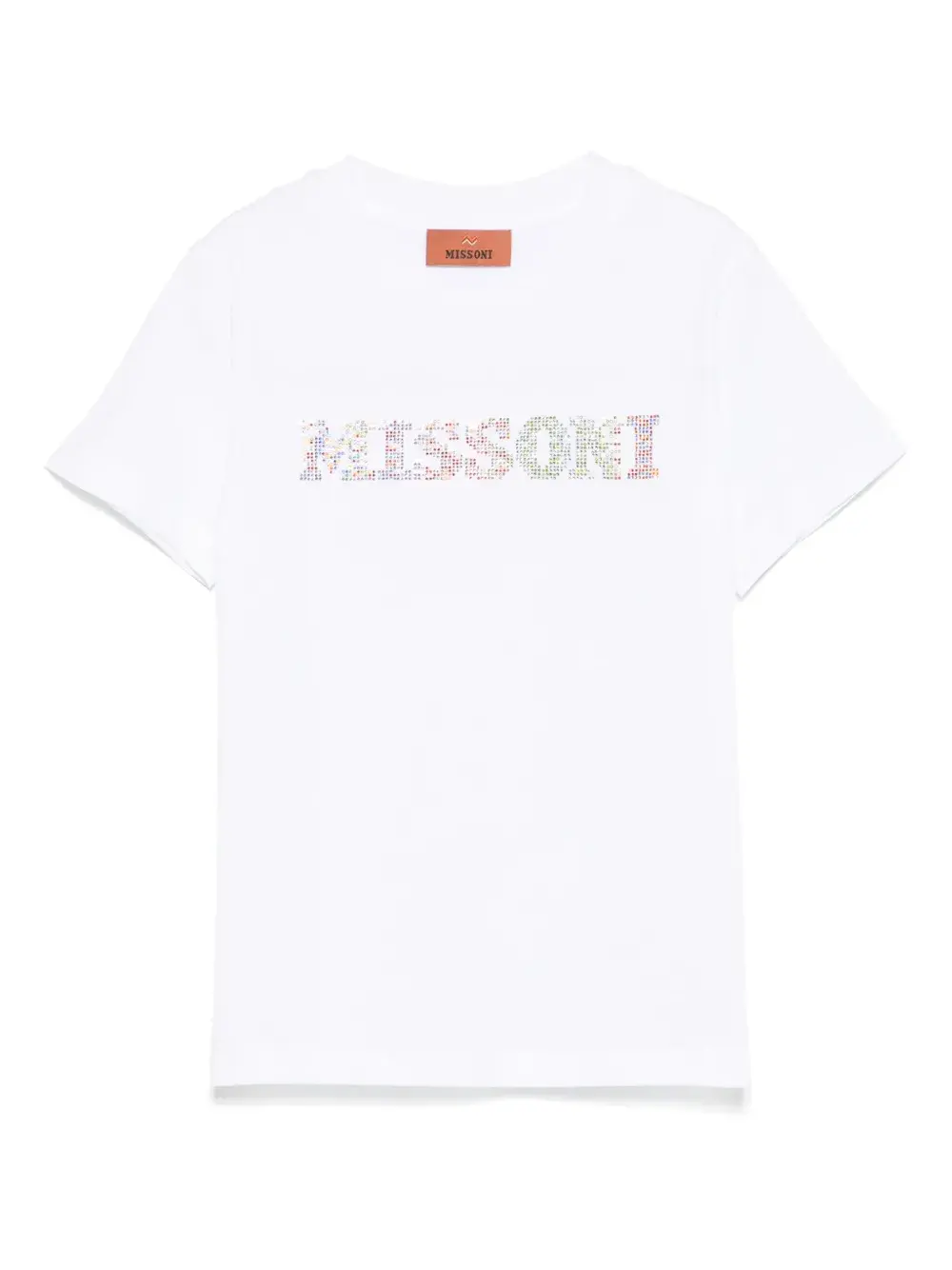 Футболка с логотипом и стразами Missoni Kids, белый
Футболка с логотипом и стразами Missoni Kids, белый