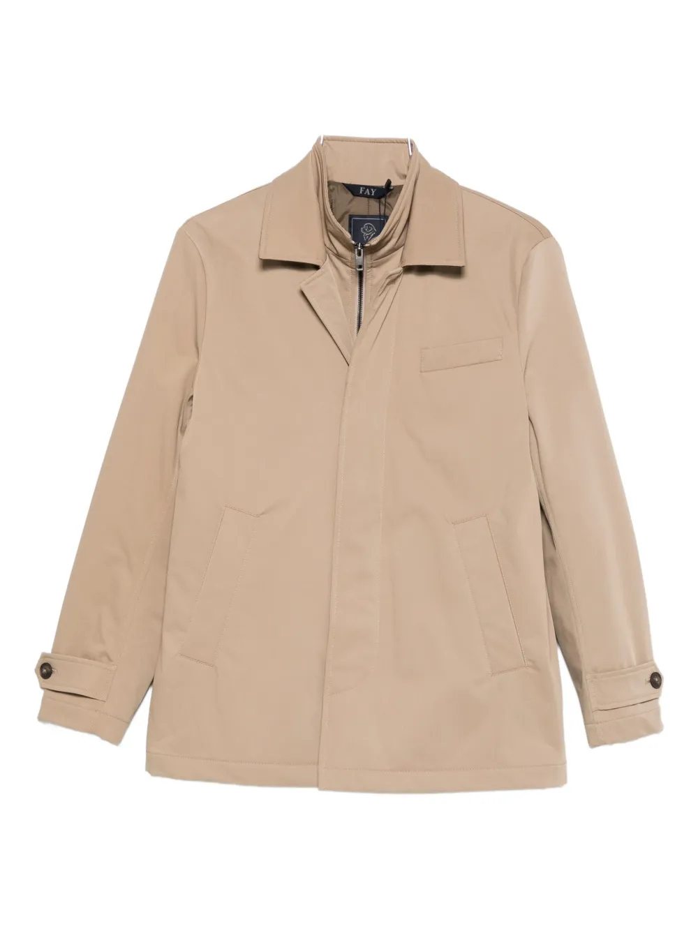 Двухслойная куртка с прорезными карманами Fay, нейтральный
Двухслойная куртка с прорезными карманами Fay, нейтральный