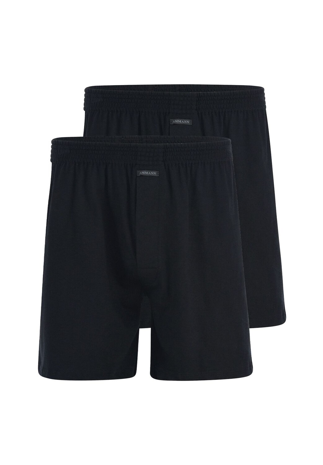 Боксеры, 2 пары базовых шорт AMMANN, черный
Боксеры, 2 пары базовых шорт AMMANN, черный