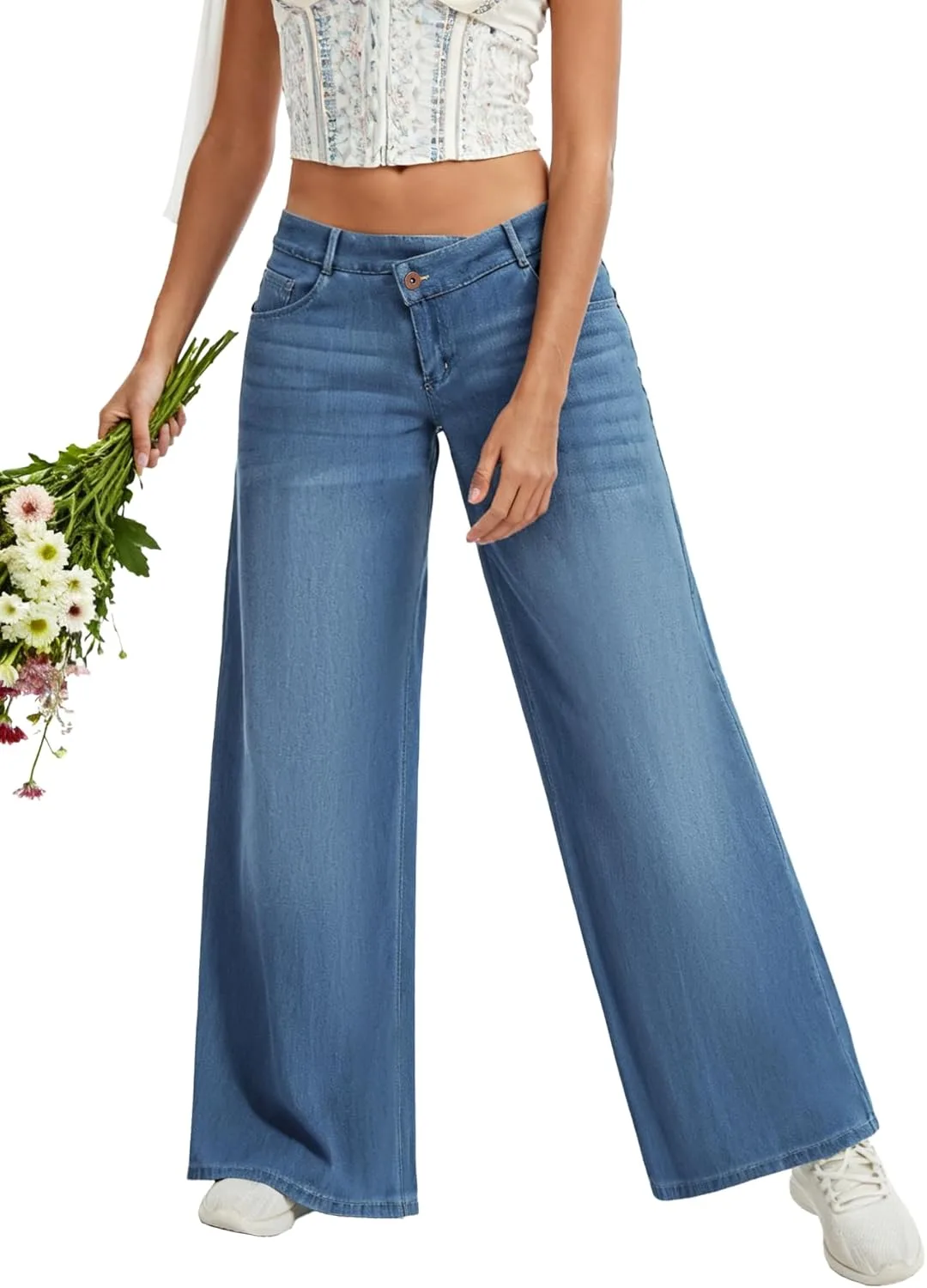 AIMILIA Женские джинсы Low Rise Wide Leg
AIMILIA Женские джинсы Low Rise Wide Leg