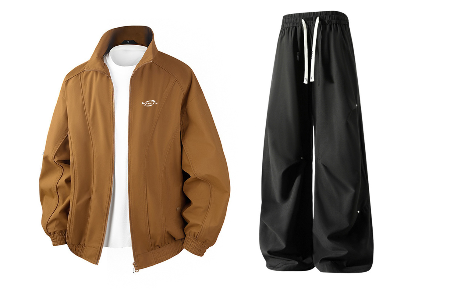 Повседневная спортивная одежда Unisex с лацканом Lapel Moderate X1617, коричневый top+черный pants
Повседневная спортивная одежда Unisex с лацканом Lapel Moderate X1617, коричневый top+черный pants