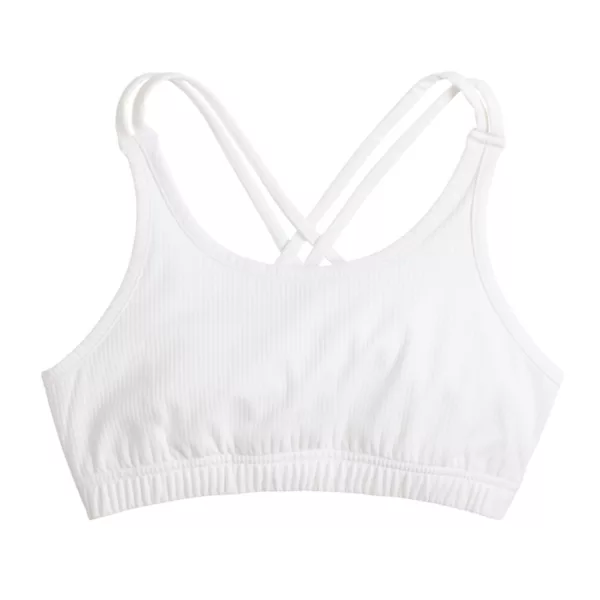 Детский спортивный топ с перекрещивающимися лямками для девочек 7-16 лет Tek Gear, белый
Детский спортивный топ с перекрещивающимися лямками для девочек 7-16 лет Tek Gear, белый