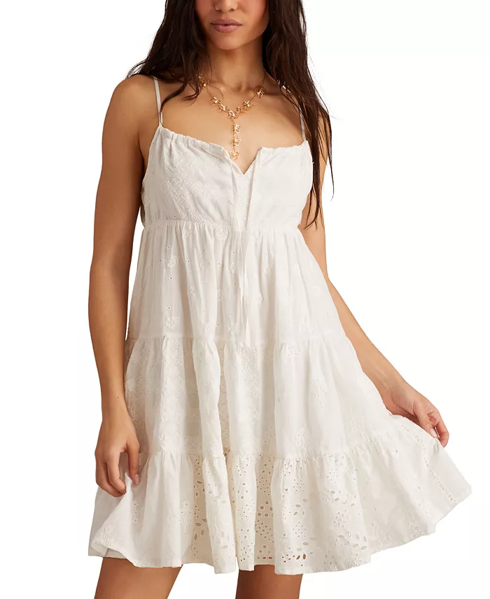 Женское мини-платье из хлопковой смеси в стиле пэчворк Lucky Brand, белый
Женское мини-платье из хлопковой смеси в стиле пэчворк Lucky Brand, белый