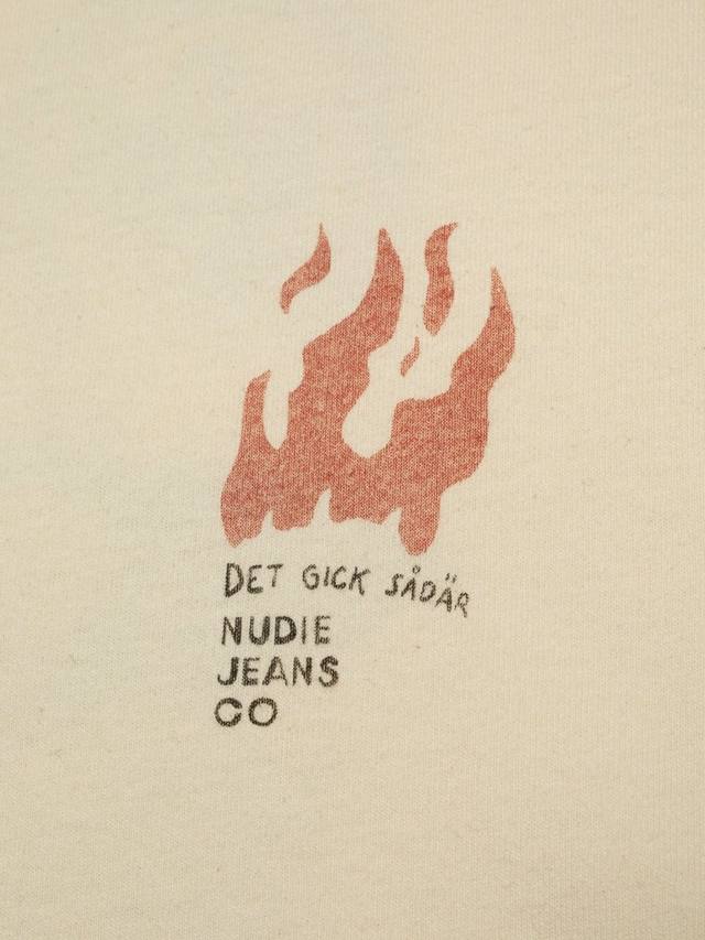 Хлопковая футболка Regular Fit с коротким рукавом Koffe Fails Nudie Jeans, Ecru
Хлопковая футболка Regular Fit с коротким рукавом Koffe Fails Nudie Jeans, Ecru