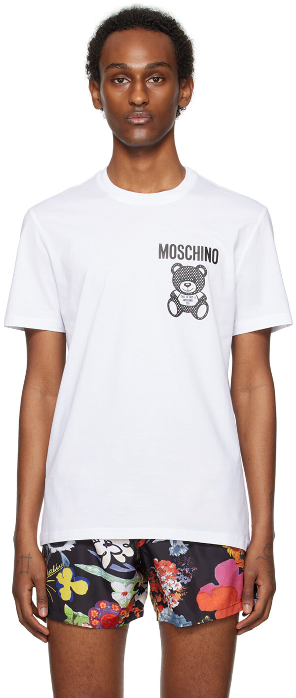 Футболка с сетчатым принтом «Teddy Mesh» Moschino
Футболка с сетчатым принтом «Teddy Mesh» Moschino