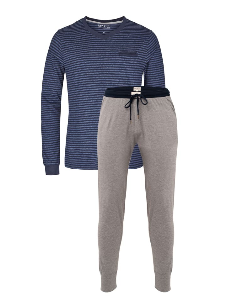 Ночное белье Phil & Co. Berlin, цвет gestreift/grau 
Ночное белье Phil & Co. Berlin, цвет gestreift/grau