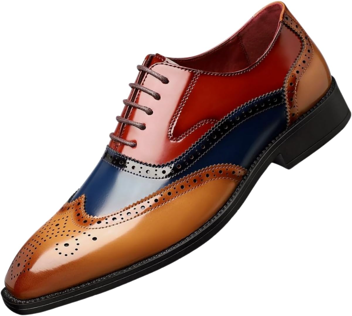 Мужские оксфорды Santimon с крыльями и брогированием, классические кожаные деловые туфли на шнуровке, формальные туфли-спектаторы, мультиколор
Мужские оксфорды Santimon с крыльями и брогированием, классические кожаные деловые туфли на шнуровке, формальные туфли-спектаторы, мультиколор