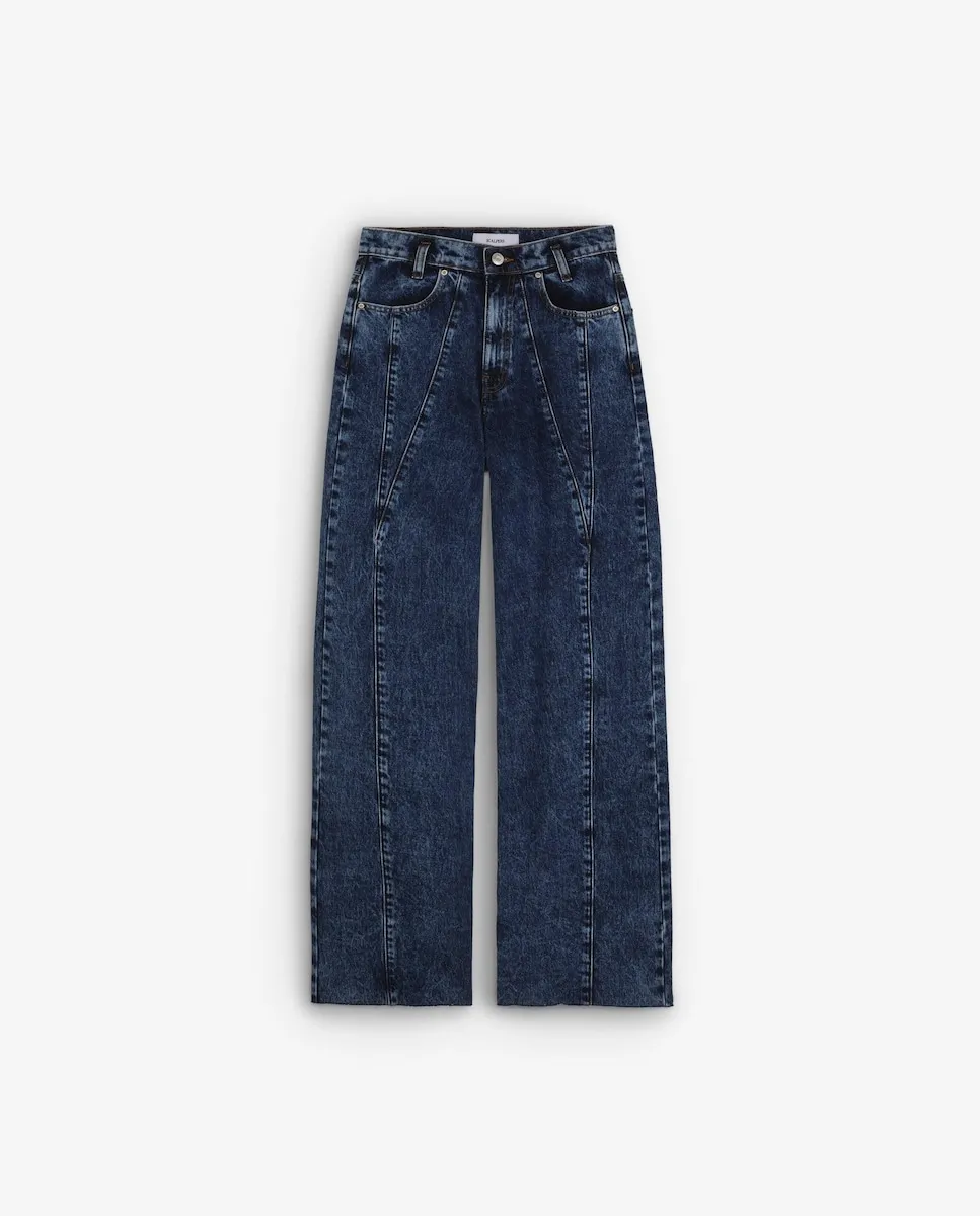 Женские прямые хлопковые джинсы с отделкой строчкой Scalpers, синий
Женские прямые хлопковые джинсы с отделкой строчкой Scalpers, синий