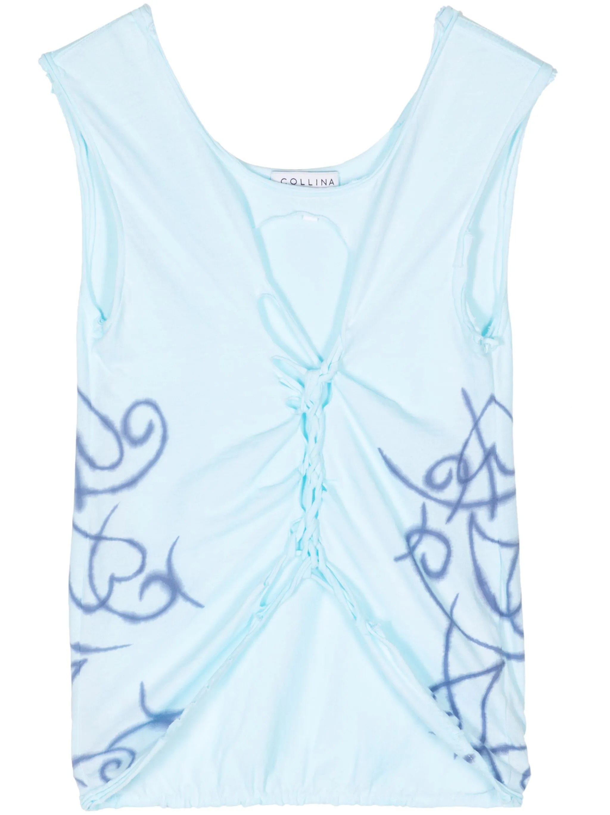 Топ с драпировкой Collina Strada, синий
Топ с драпировкой Collina Strada, синий