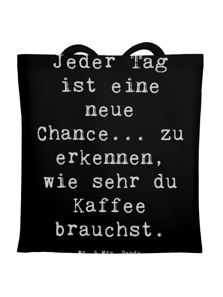 Сумка для переноски Mr & Mrs Panda Motivation und Kaffee, черный
Сумка для переноски Mr & Mrs Panda Motivation und Kaffee, черный