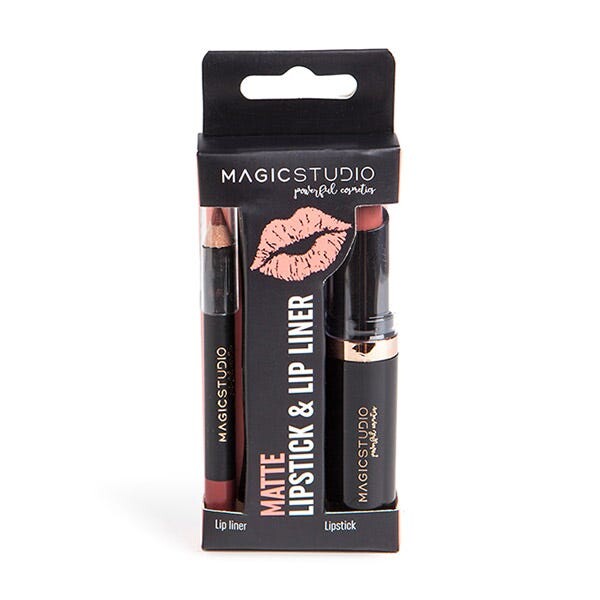 Матовая помада и карандаш для губ 1 шт Magic Studio
Матовая помада и карандаш для губ 1 шт Magic Studio