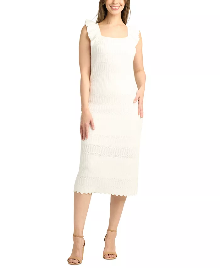 Женское платье-свитер без рукавов с квадратным вырезом Juniors' Crochet BCX, коричневый/бежевый
Женское платье-свитер без рукавов с квадратным вырезом Juniors' Crochet BCX, коричневый/бежевый