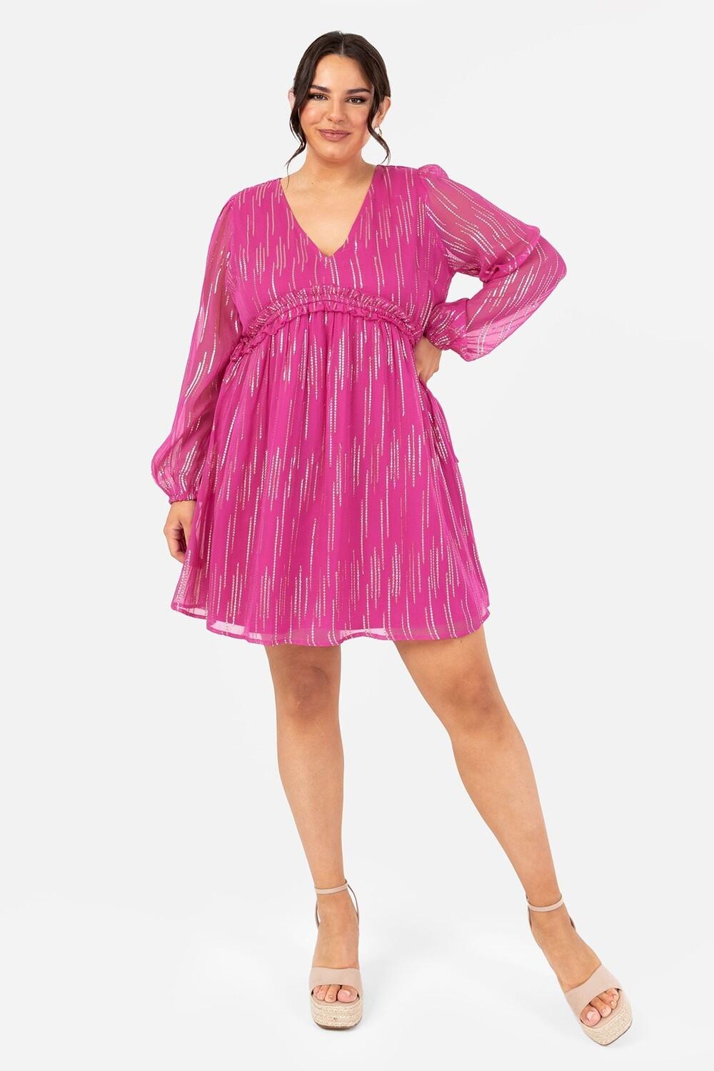 Розовое мини-платье с объемными рукавами и завязкой по бокам Lovedrobe, розовый
Розовое мини-платье с объемными рукавами и завязкой по бокам Lovedrobe, розовый