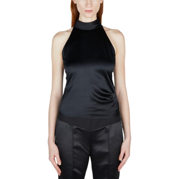 Топ без бретелей с запахом Helmut Lang, черный
Топ без бретелей с запахом Helmut Lang, черный