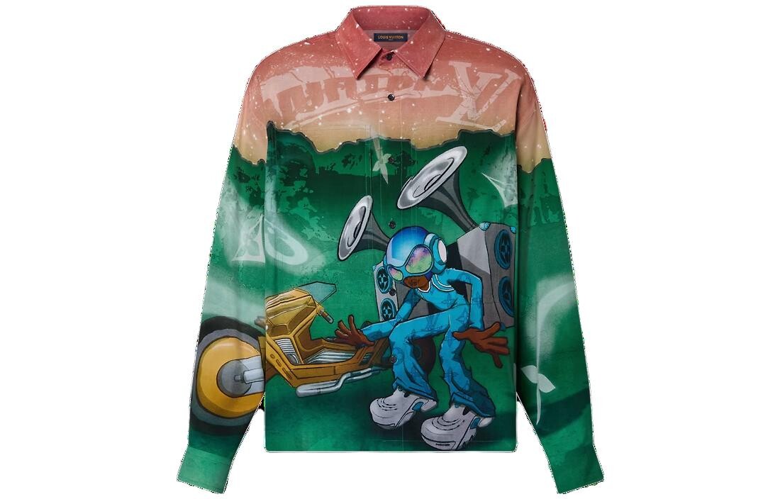Рубашка мужская многоцветная Louis Vuitton, цвет Multicolor
Рубашка мужская многоцветная Louis Vuitton, цвет Multicolor