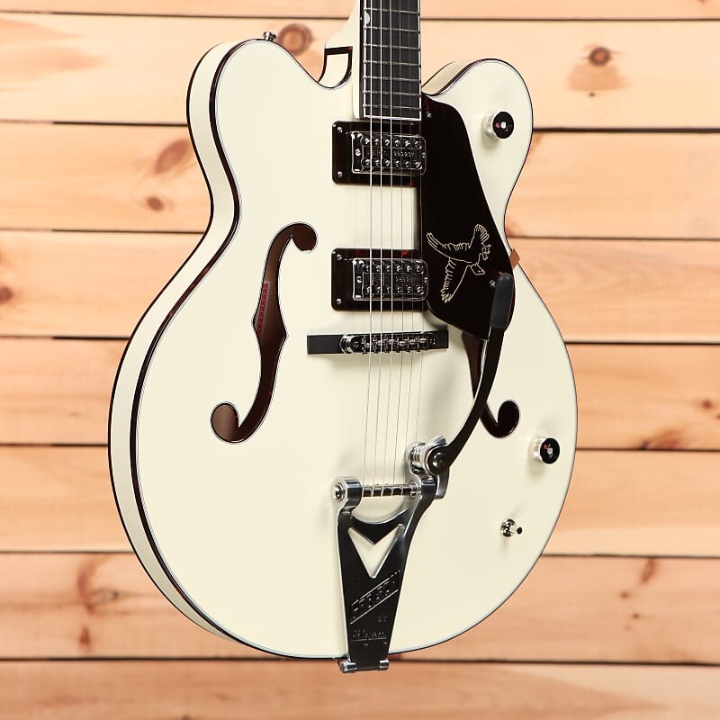 Электрогитара Gretsch G6636T-RF Richard Fortus Signature Falcon - Vintage White - JT23072871 - PLEK'd
Электрогитара Gretsch G6636T-RF Richard Fortus Signature Falcon - Vintage White - JT23072871 - PLEK'd