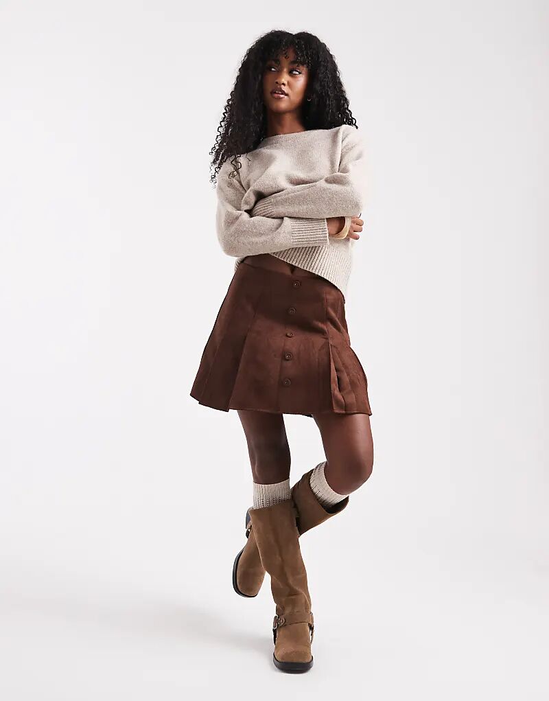 Юбка-шорты из замши с пуговицами спереди ASOS DESIGN КОРИЧНЕВОГО ЦВЕТА
Юбка-шорты из замши с пуговицами спереди ASOS DESIGN КОРИЧНЕВОГО ЦВЕТА