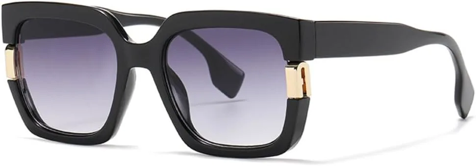 Классические квадратные солнцезащитные очки MUTYNE для женщин и мужчин, модные винтажные розовые, роскошные, элегантные, с защитой от УФ-излучения UV400, Black Gray
Классические квадратные солнцезащитные очки MUTYNE для женщин и мужчин, модные винтажные розовые, роскошные, элегантные, с защитой от УФ-излучения UV400, Black Gray