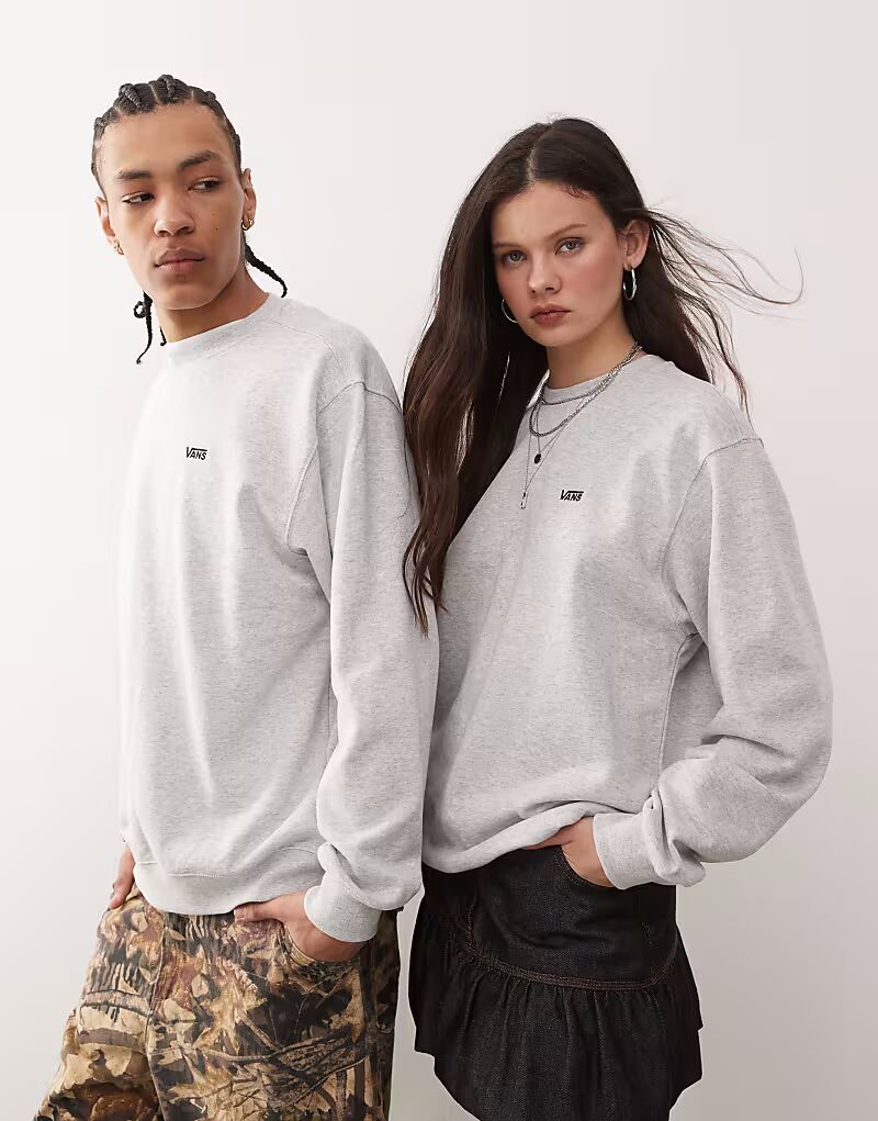 Толстовка свободного кроя с логотипом Vans на левой груди светло-серого цвета
Толстовка свободного кроя с логотипом Vans на левой груди светло-серого цвета