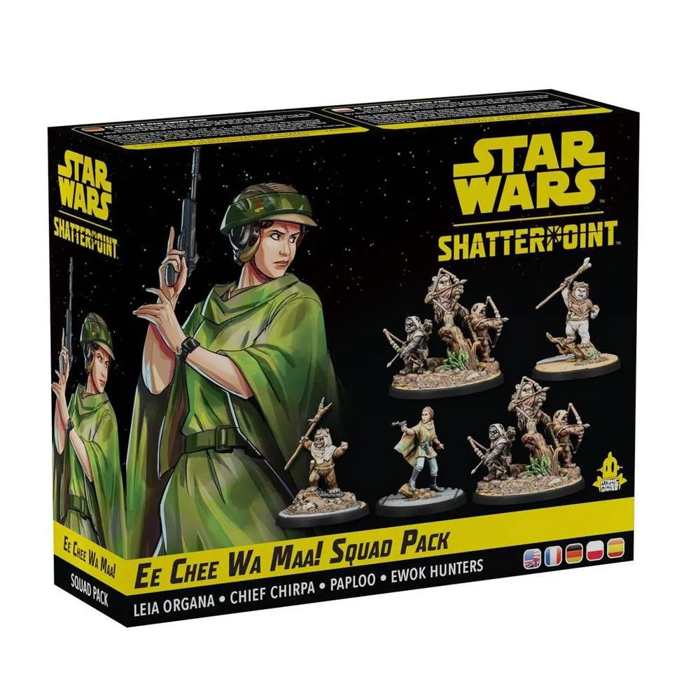 Детская настольная игра Asmodee Star Wars Shatterpoint Ee Chee Wa Maa! Squad Pack, зеленый
Детская настольная игра Asmodee Star Wars Shatterpoint Ee Chee Wa Maa! Squad Pack, зеленый