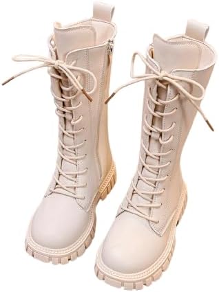 Детские ботинки для девочек, боевые ботинки, PU кожа, шнуровка, боковая молния, ботильоны, средняя голень, на платформе, малыши/старшие дети, 4-12 лет ZRBYWB, #01-White
Детские ботинки для девочек, боевые ботинки, PU кожа, шнуровка, боковая молния, ботильоны, средняя голень, на платформе, малыши/старшие дети, 4-12 лет ZRBYWB, #01-White