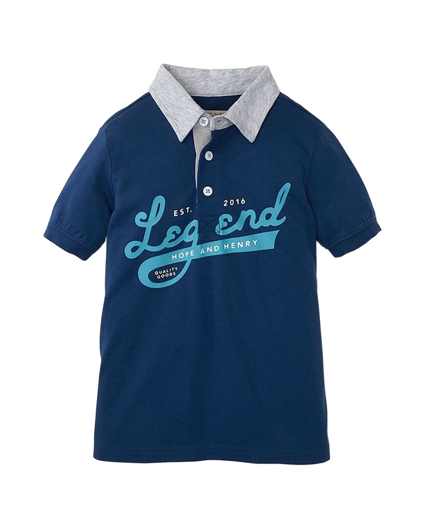 Рубашка поло Hope & Henry Hope & Henry, синий
Рубашка поло Hope & Henry Hope & Henry, синий