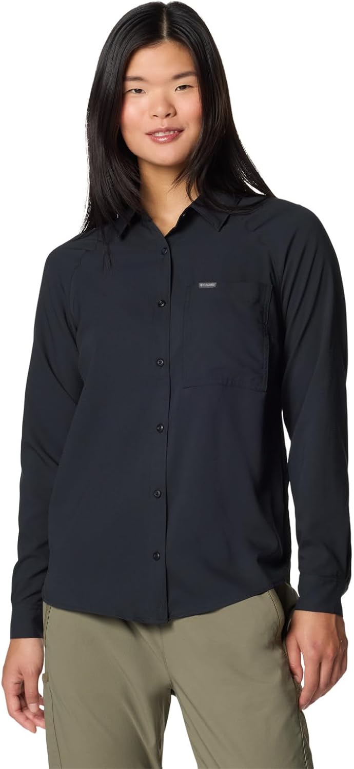 Женская рубашка Columbia Anytime Lite с длинным рукавом, Black
Женская рубашка Columbia Anytime Lite с длинным рукавом, Black