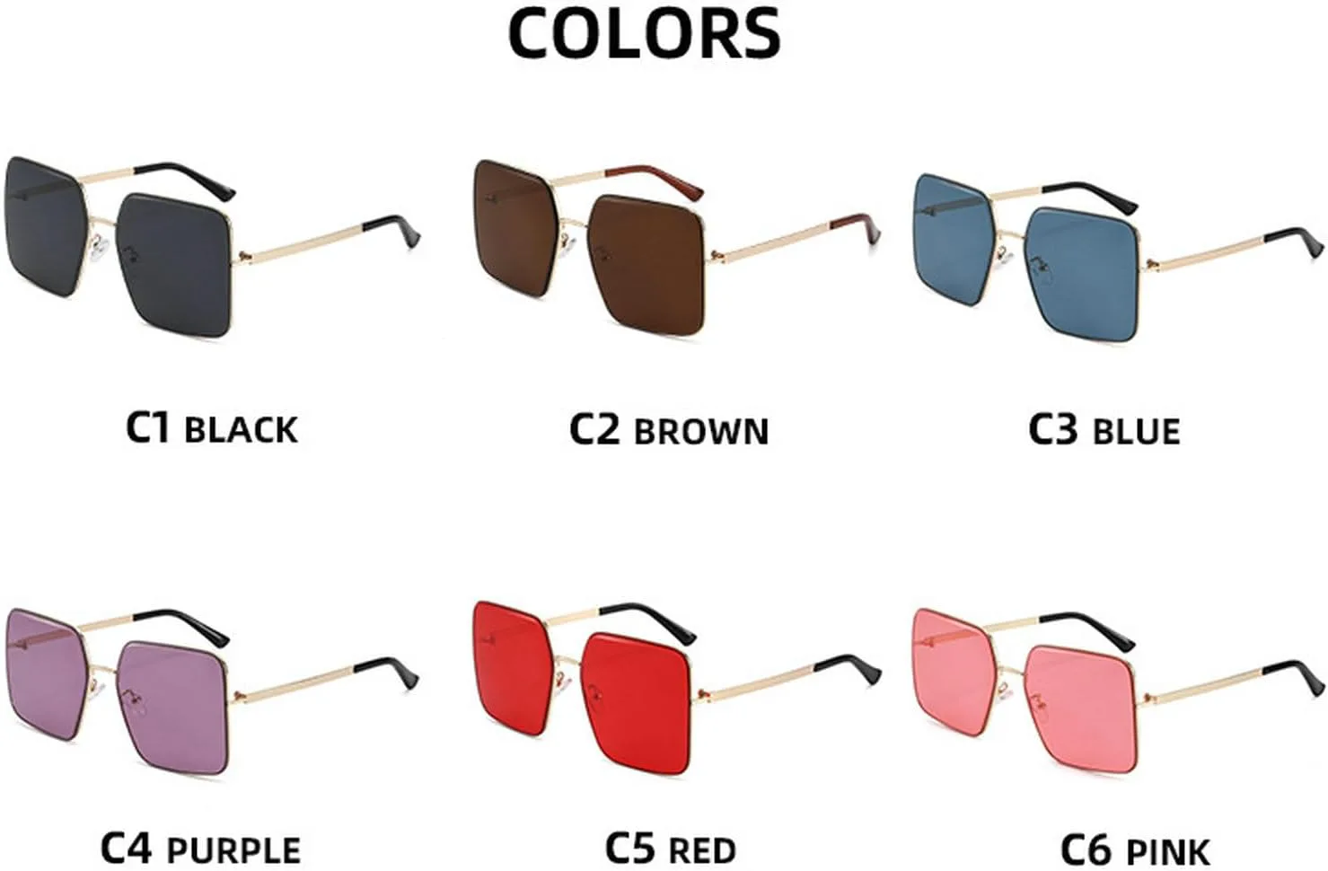 Модные квадратные солнцезащитные очки большого размера для женщин и мужчин, с металлической оправой и защитой от УФ-излучения, модель 2025 mincl, Light Pink
Модные квадратные солнцезащитные очки большого размера для женщин и мужчин, с металлической оправой и защитой от УФ-излучения, модель 2025 mincl, Light Pink