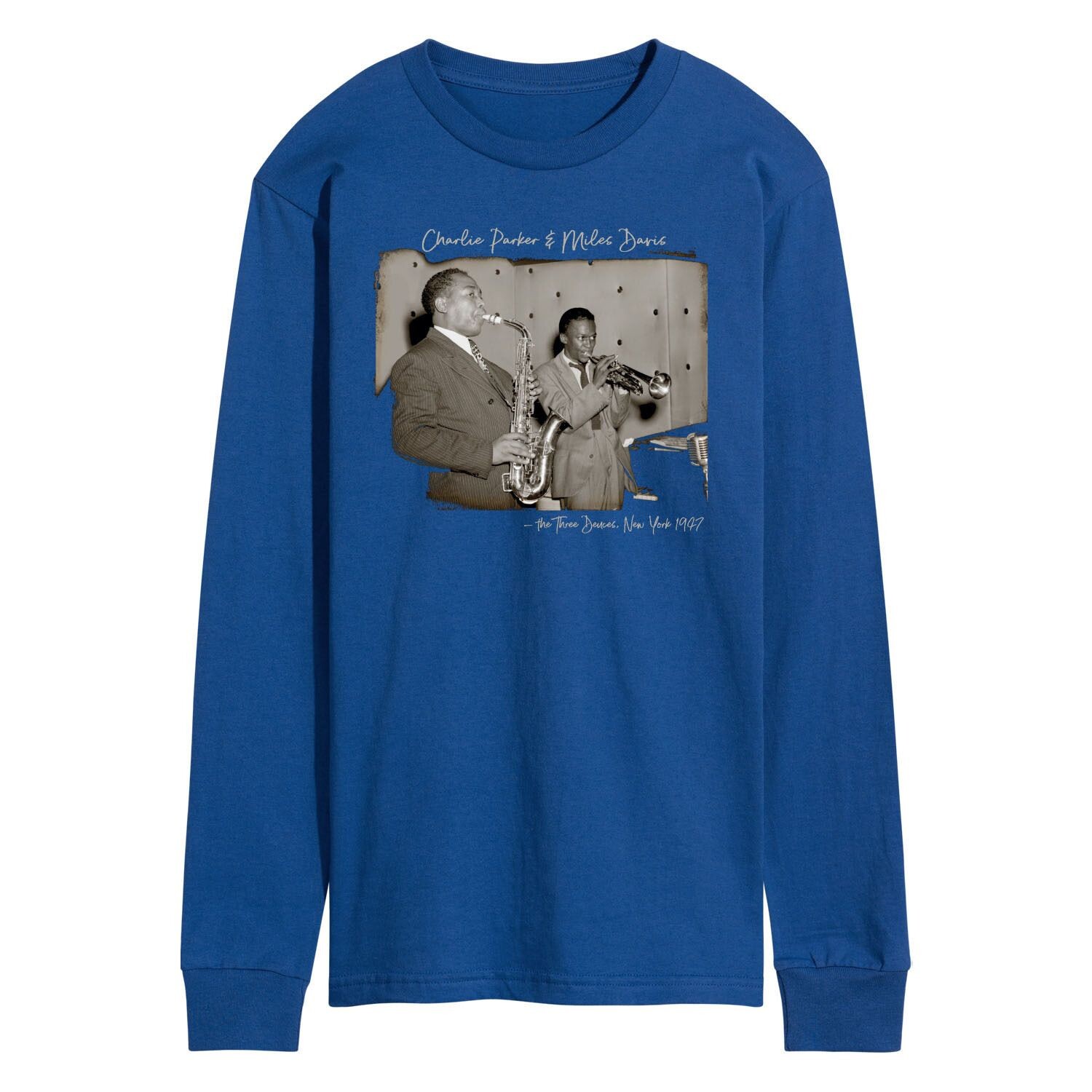 Мужская футболка Charlie Parker Three Deuces с длинными рукавами Licensed Character
Мужская футболка Charlie Parker Three Deuces с длинными рукавами Licensed Character