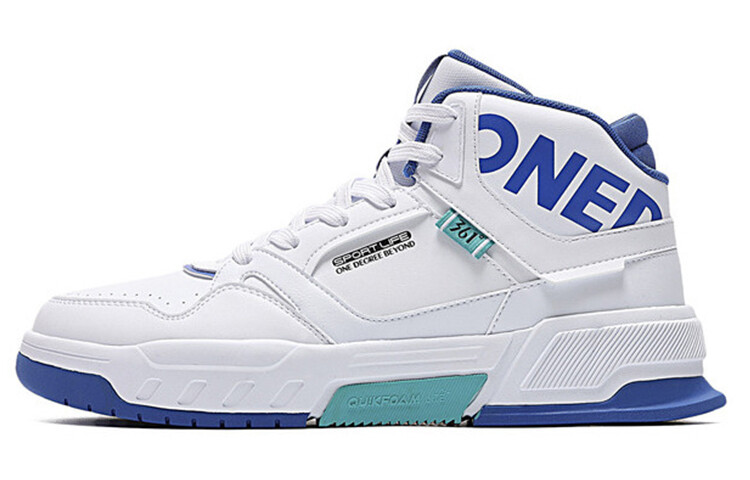 Кеды мужские, обувь для скейтбординга высокая белый/синий 361°
Кеды мужские, обувь для скейтбординга высокая белый/синий 361°