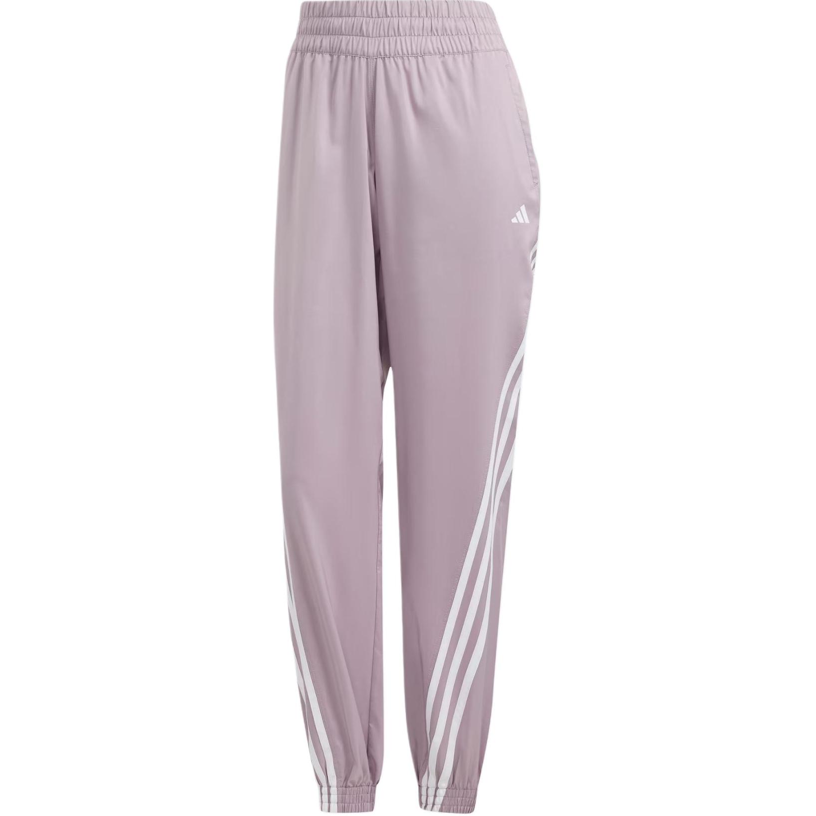 Футболка Спортивные брюки с вытканными значками Adidas Женские Серо-фиолетовые 
Футболка Спортивные брюки с вытканными значками Adidas Женские Серо-фиолетовые