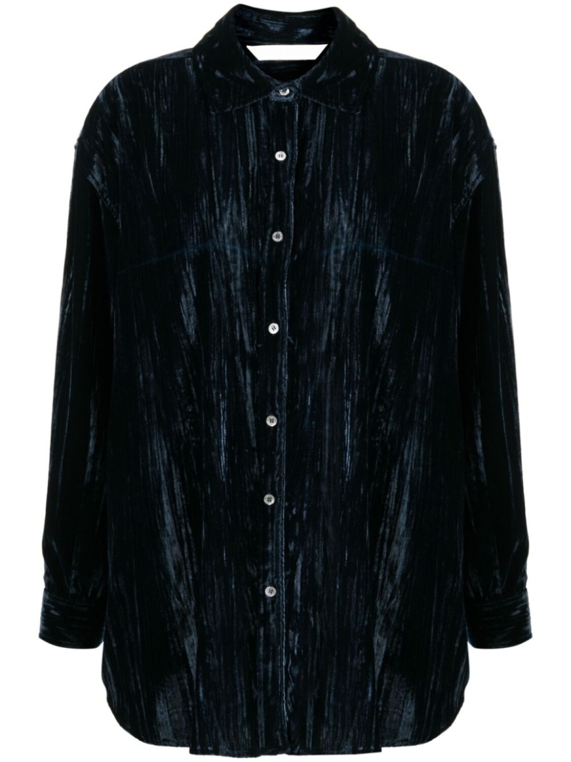 Рубашка с жатым эффектом Palm Angels, синий
Рубашка с жатым эффектом Palm Angels, синий