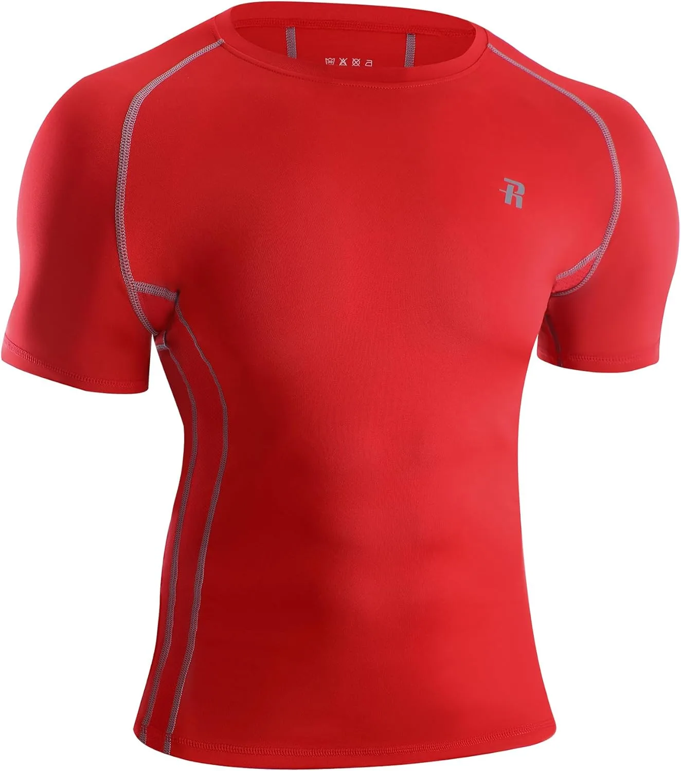 Runhit мужская компрессионная футболка с коротким рукавом, быстросохнущая
Runhit мужская компрессионная футболка с коротким рукавом, быстросохнущая