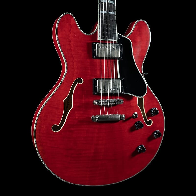 Электрогитара Eastman T59/V-RD Thinline, Semi-Hollow, Maple, Seymour Duncan Pickups - NEW
Электрогитара Eastman T59/V-RD Thinline, Semi-Hollow, Maple, Seymour Duncan Pickups - NEW
