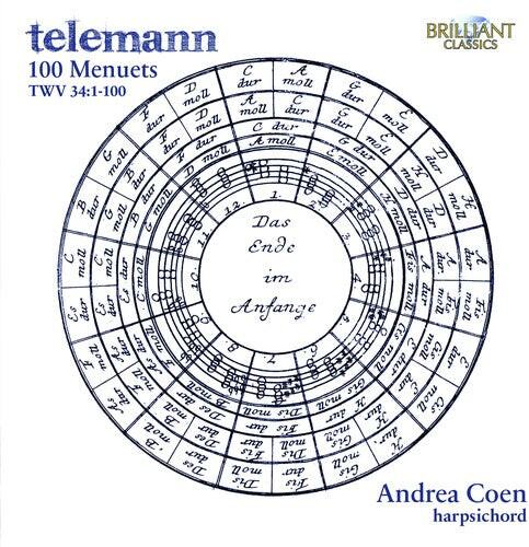 CD диск Telemann / Coen: 100 Menuets TWV 34 1-100
CD диск Telemann / Coen: 100 Menuets TWV 34 1-100
