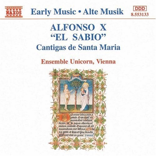 CD диск Alphonso X / Ensemble Unicorn: Cantigas de Santa Maria 
CD диск Alphonso X / Ensemble Unicorn: Cantigas de Santa Maria