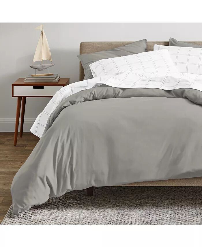 Комплект пододеяльников из органического хлопка и сатина Twin/Twin XLong Bare Home, серый
Комплект пододеяльников из органического хлопка и сатина Twin/Twin XLong Bare Home, серый