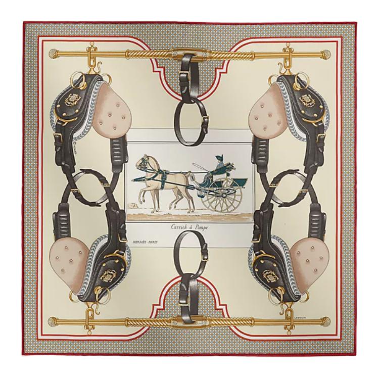 HERMES Шёлковый шарф, Vanilla/Charcoal Gray
HERMES Шёлковый шарф, Vanilla/Charcoal Gray