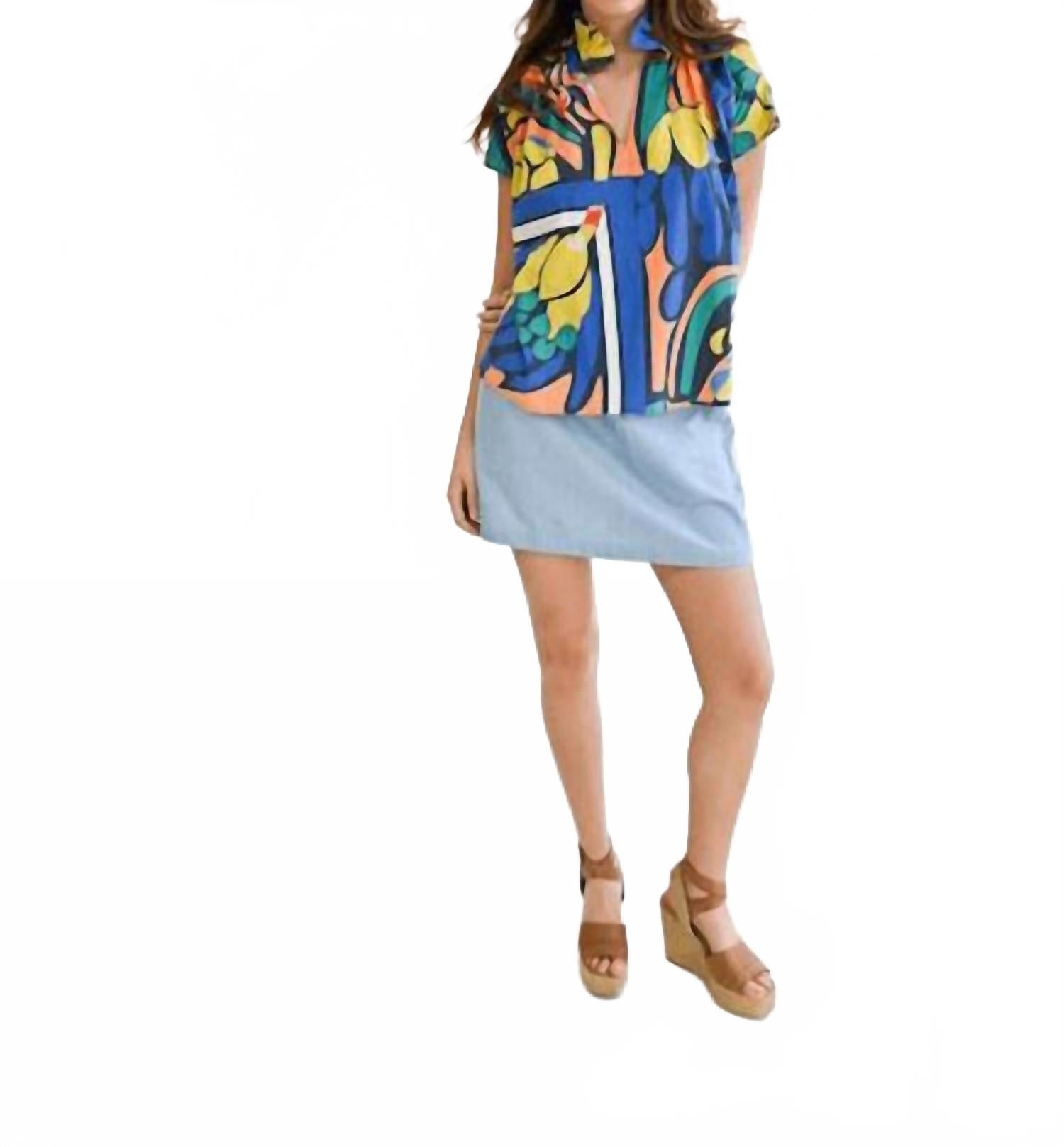 Топ с квадратным вырезом, многоцветный синий Never A Wallflower, Blue Multi
Топ с квадратным вырезом, многоцветный синий Never A Wallflower, Blue Multi