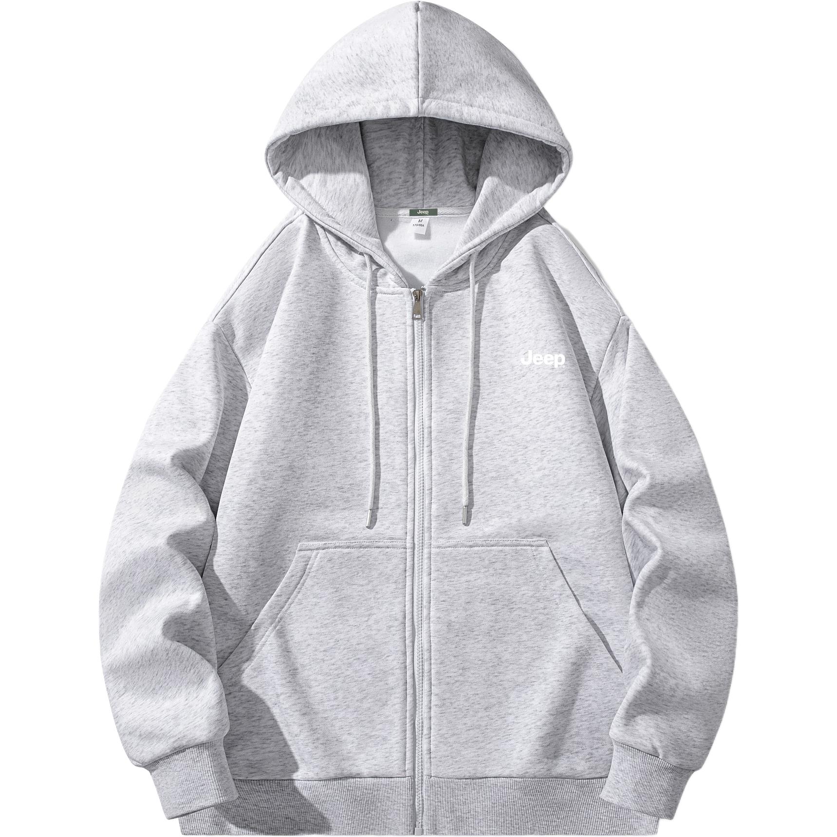 Унисекс свитшот Jeep, бело-серый
Унисекс свитшот Jeep, бело-серый