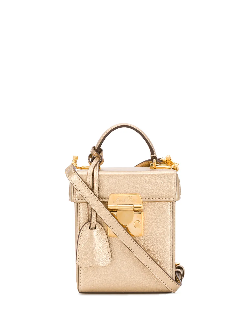 Сумка-тоут размера мини с декоративной строчкой Mark Cross, золотой
Сумка-тоут размера мини с декоративной строчкой Mark Cross, золотой