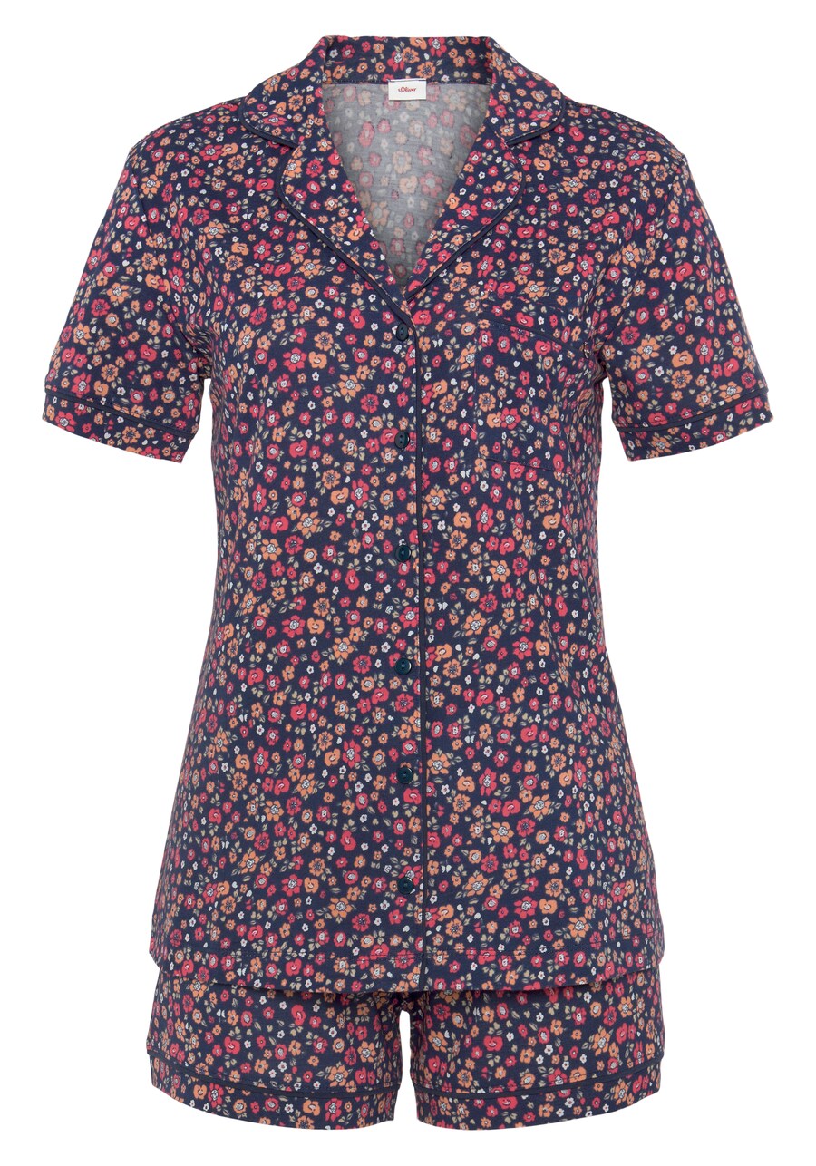 Короткий пижамный комплект s.Oliver, темно-синий
Короткий пижамный комплект s.Oliver, темно-синий
