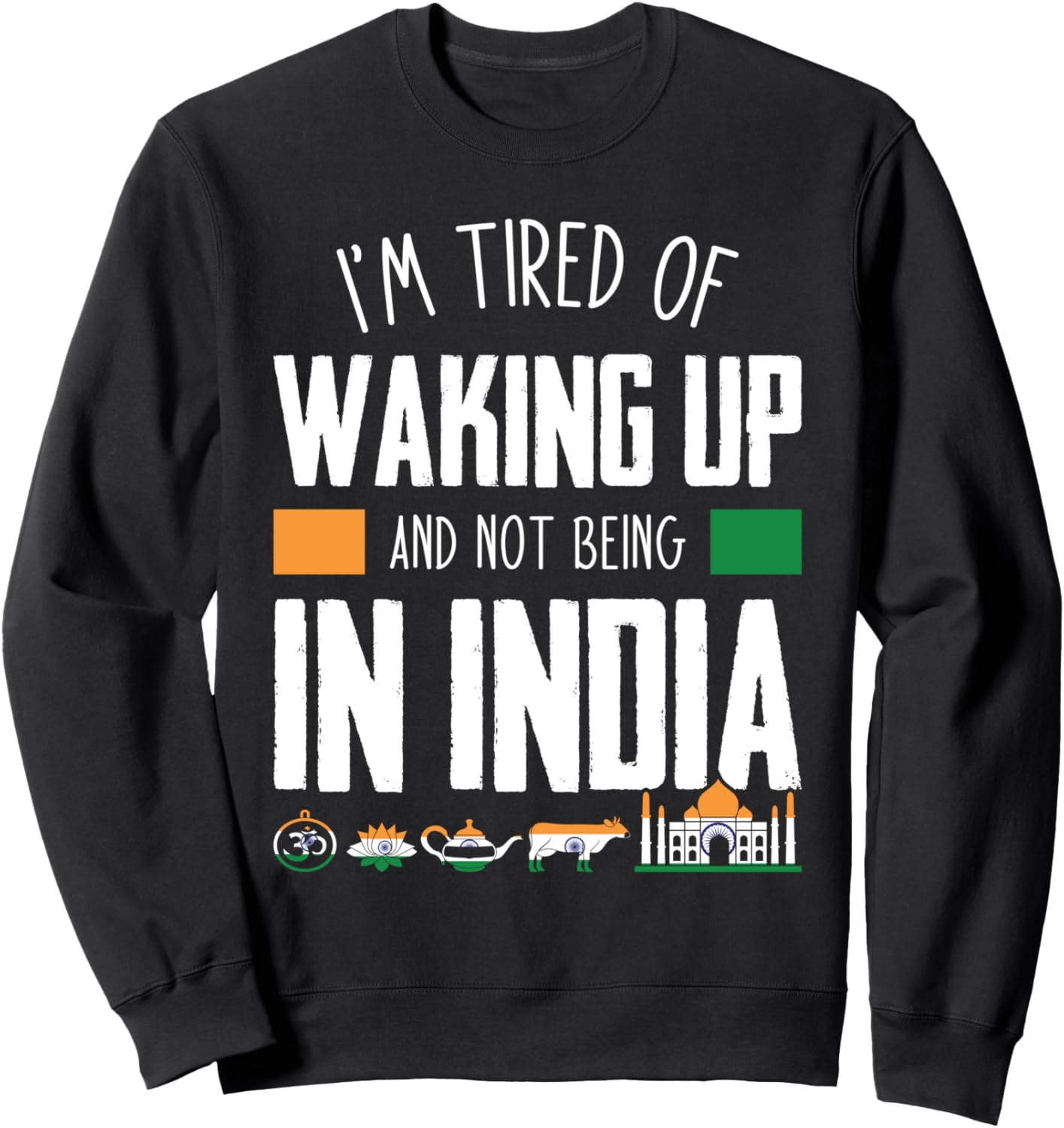 Мне надоело просыпаться и не быть в Индии. Забавная толстовка для отпуска Travel The World Vacation Co., черный
Мне надоело просыпаться и не быть в Индии. Забавная толстовка для отпуска Travel The World Vacation Co., черный