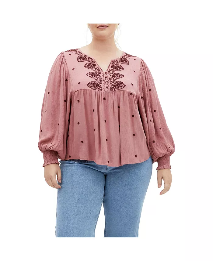 Топ Amalie больших размеров CITY CHIC, фиолетовый
Топ Amalie больших размеров CITY CHIC, фиолетовый