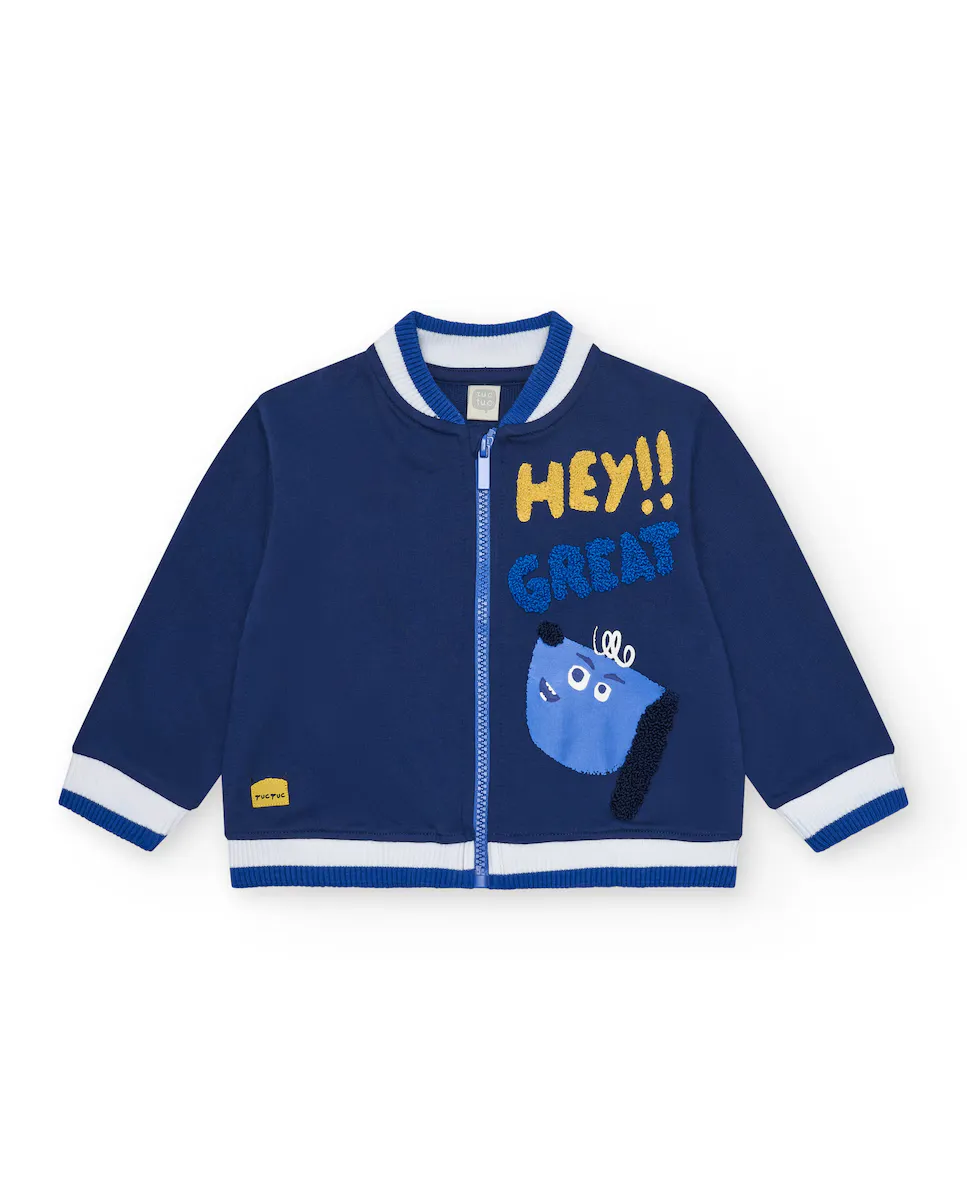 Свитшот для мальчиков из флиса с застежкой-молнией Tuc tuc, тёмно-синий
Свитшот для мальчиков из флиса с застежкой-молнией Tuc tuc, тёмно-синий